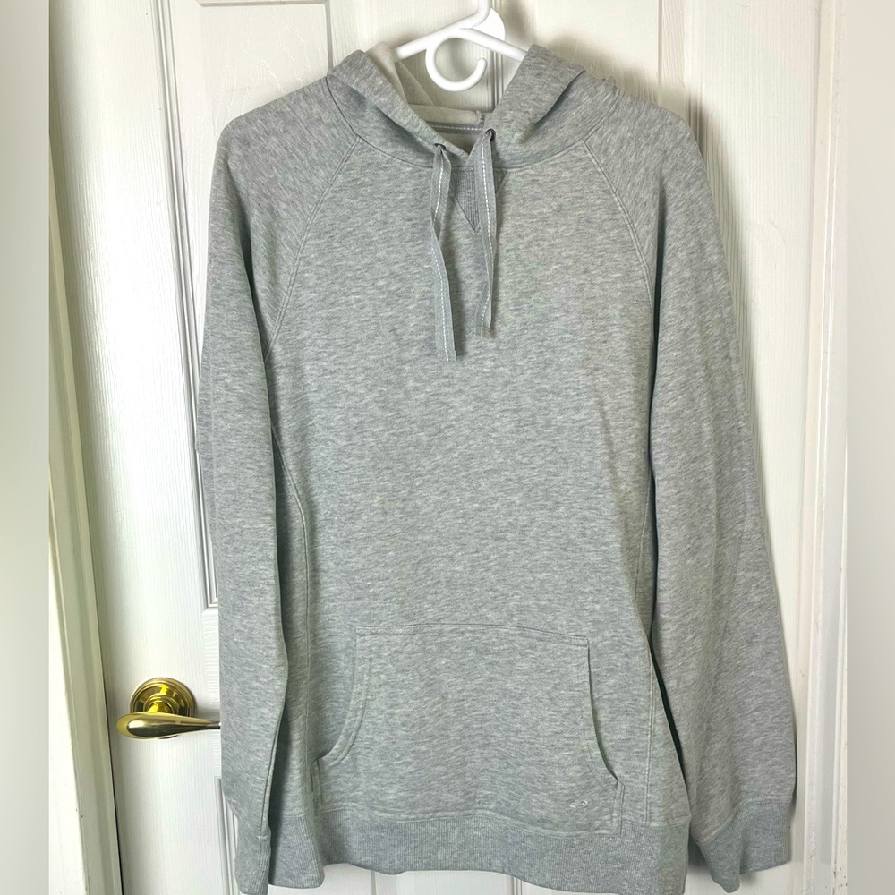 Champion Basketball women’s gray pullover hoodie sweatshirt, size L